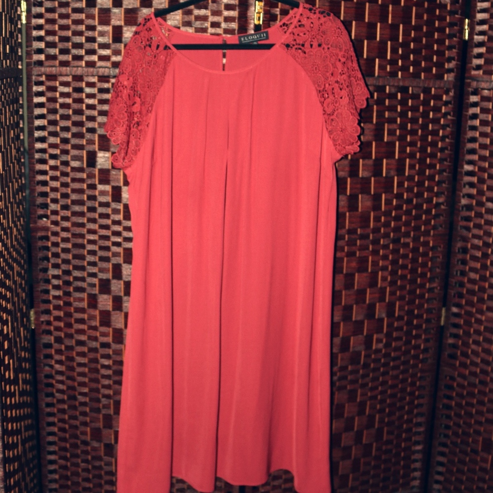 Plus Size Dress with Lace